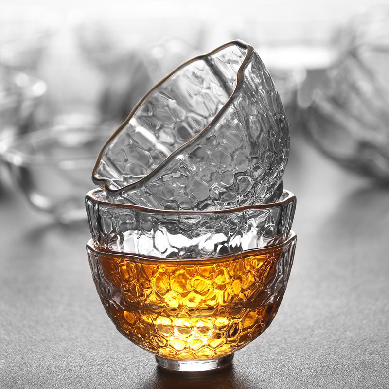 Wholesale Glass Teacup, Transparent Household Tea Dividers, High-Borosilicate Fair-Trade Teaware for Kung Fu Tea Ceremony