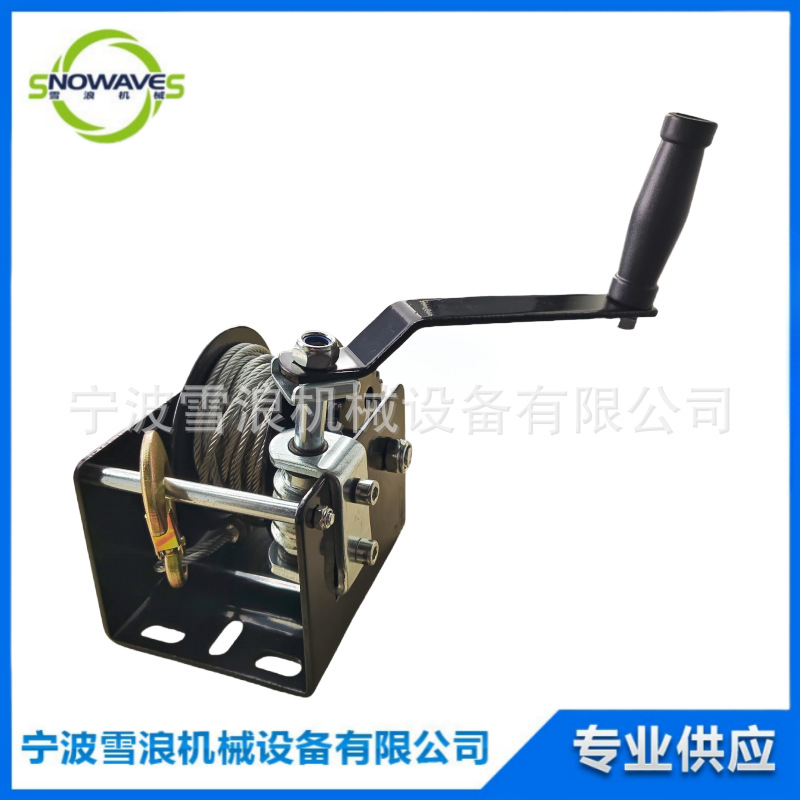 600kg蜗轮蜗杆绞盘用于养殖场 农场通风 大棚农牧专用手动绞盘