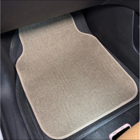 Linen Car Floor Mats, Universal Car Floor Mats for Main Drivers, Manufacturers Supply Easy-To-Clean Linen Foot Protection Car Mats
