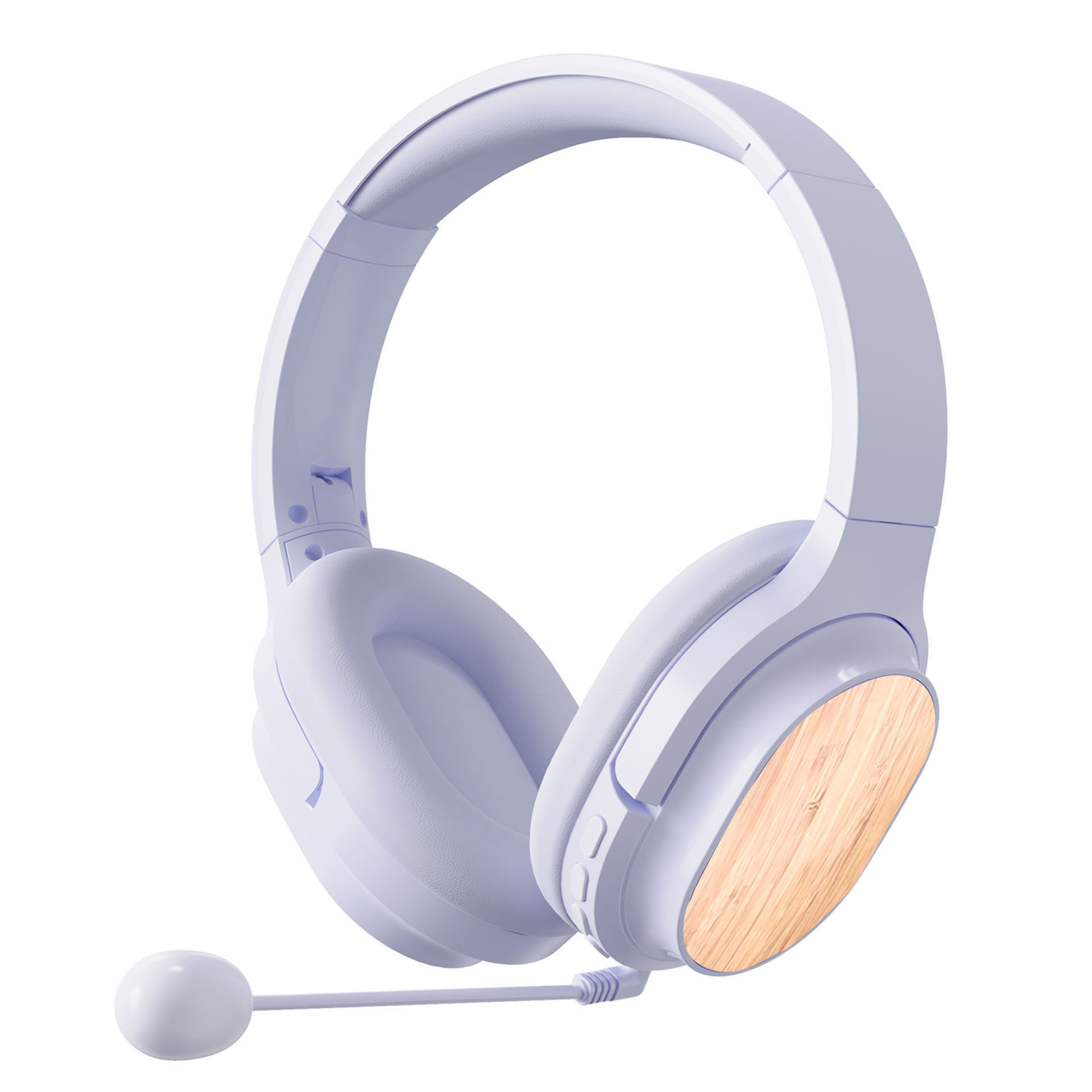 대나무 흰색 비 녹음 귀 반환 300mAh