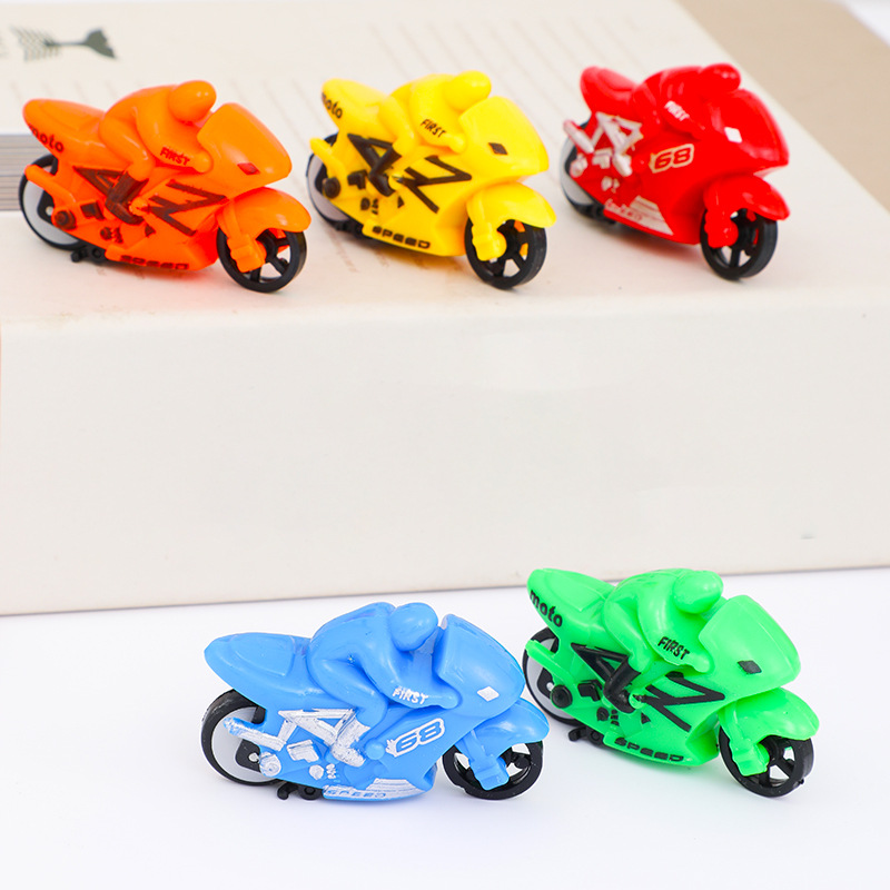 Pequeños juegos de plástico, regalos, juguetes para niños, inercia, autos reales geniales, motocicletas, motocicletas, autos al por mayor