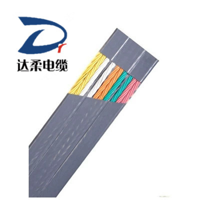 Elevator Accompanying Composite Cable Category 6 8-Core Twisted Pair Shielded Network Cable + 2-Core Power Cord Composite Phosphorus Double Steel Wire Tensile
