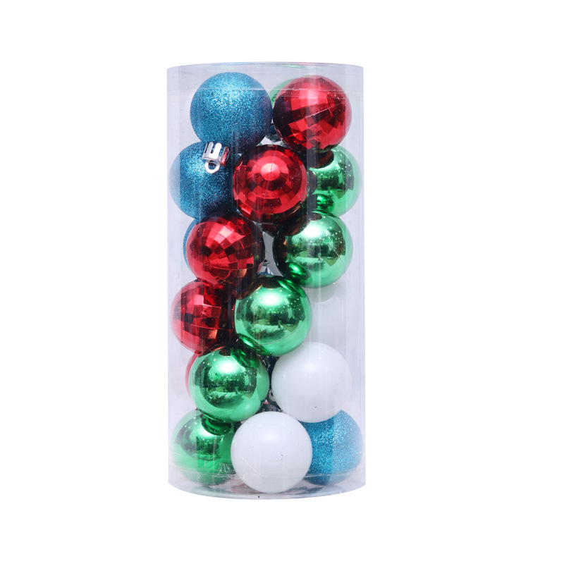 Amazon 4/24 en forma de bola de Navidad traje de Navidad Decoraciones árbol de Navidad colgante Bola de galvanoplastia