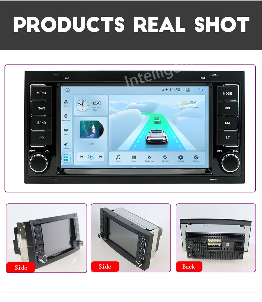Suitable for Volkswagen Touareg 7inch Car Gps Bluetooth Wireless Carplay Navigation System Central Control Dvd4G Large Screen
