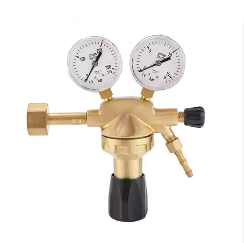 全铜欧洲款EN氮气表二氧化碳表减压器乙炔减压表意式氧气表