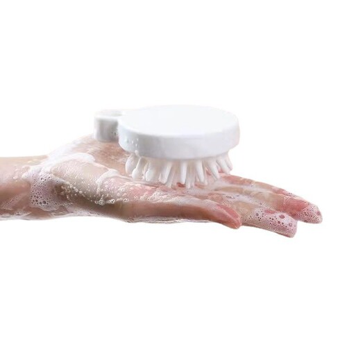Keiji Japanese silicone anti-dandruff and anti-itch bathroom massage comb clean scalp health massage head scratcher shampoo brush