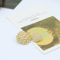 優朵STUDIO方形金屬鈕扣霧金色大衣毛衣扣子呢子上衣服裝紐扣時尚