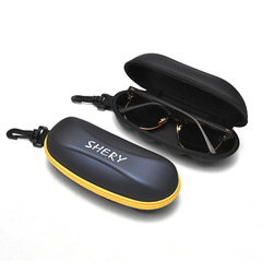 Sunglasses case for men and women, sporty, simple, portable, anti-stress sunglasses case, fashionable zipper, creative myopia eye case
