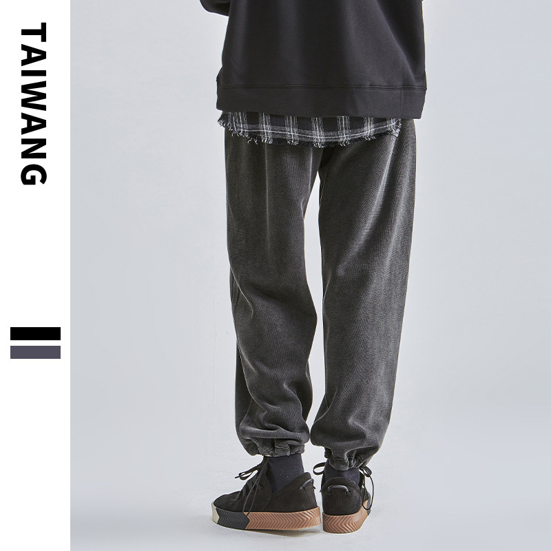 Abbigliamento maschile Abbigliamento maschile Pantaloni casual alla moda da uomo di marca Pantaloni autunnali nuovi da uomo Pantaloni larghi casual in maglia da uomo_voghion.com