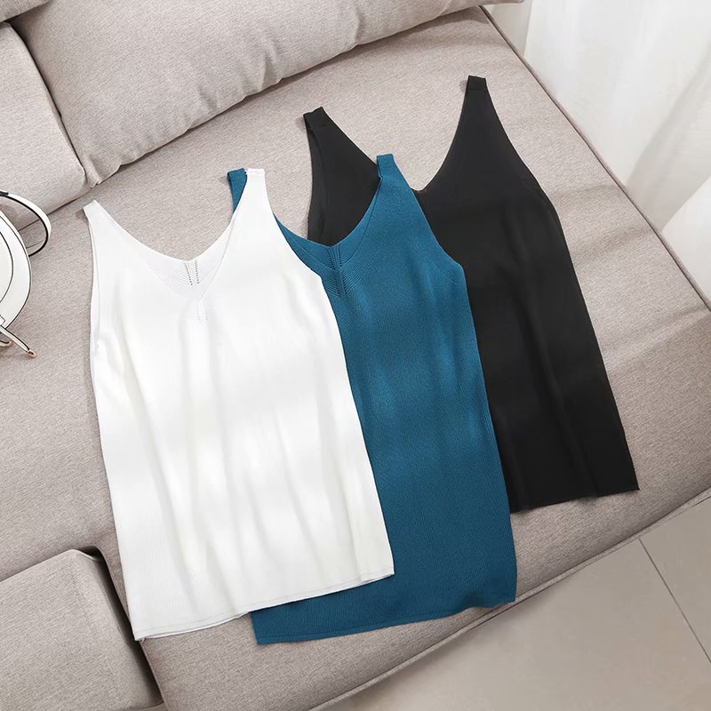 V-Neck Knitted Camisole NSAM47497