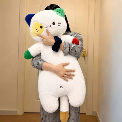 Little quirky cat pillow, big-eared Oyuncaq yastıqlar