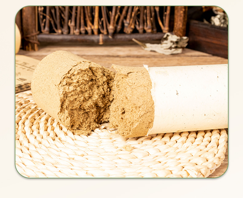 Moxa Stick Ai Tiao 5cm Thick Five-Year Aged Pure Moxa Wool Hand-Rolled Moxibustion Bar 20cm preparation