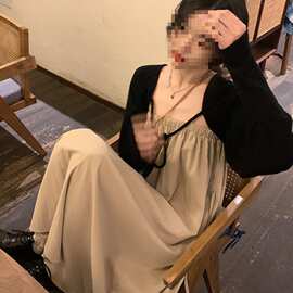 抹胸吊带2026春季新款温柔风小个子气质裙子女装薄款小外套套装