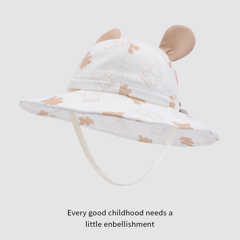 Sombrero de bebé primavera y otoño para bebés, sombrero de pescador, sombrero de protección solar, gorra de gran borde delgada y transpirable para hombres y mujeres