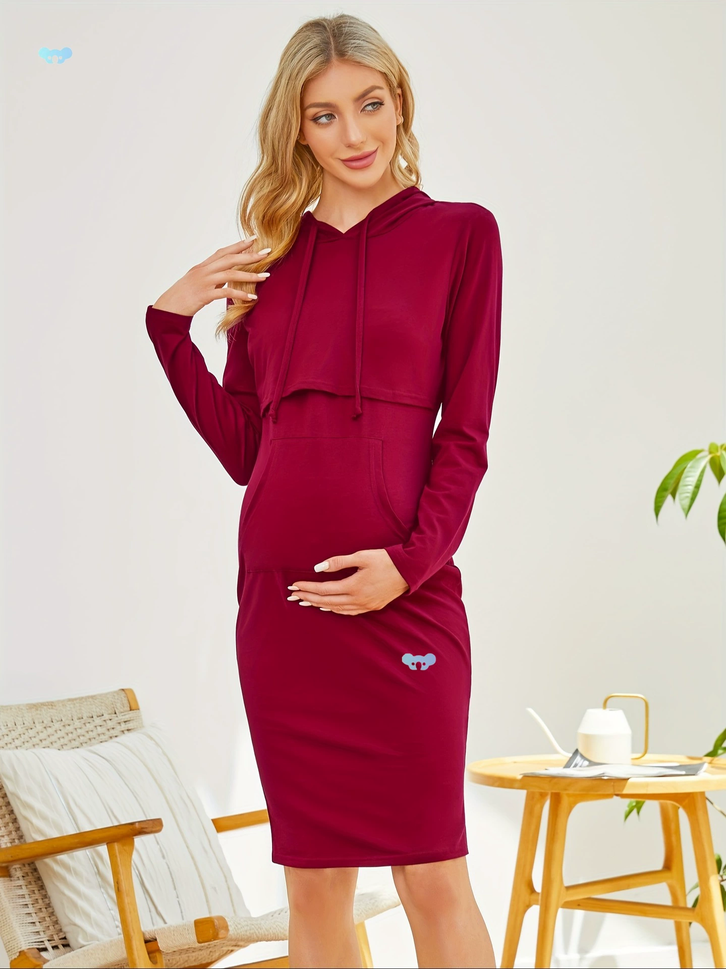 Платье для беременных для женщин, повседневное платье для кормления грудью