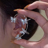 Ear clips, advanced earrings, internet celebrity, bright catchy style, high-quality style, no pierced ears