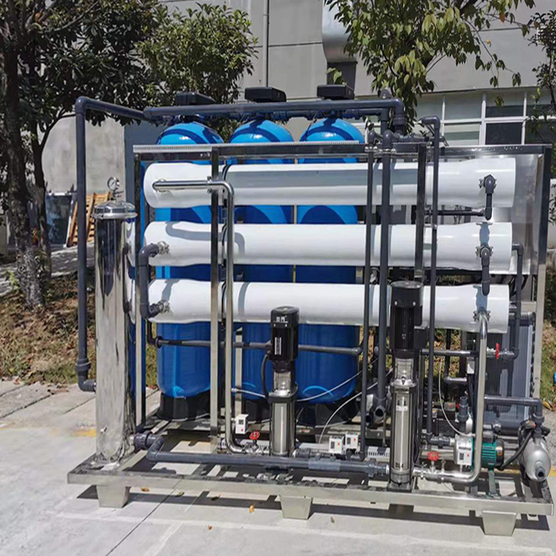 制造业中终端洗涤水的制备电子工业中超纯水制备厂家2吨双级机械