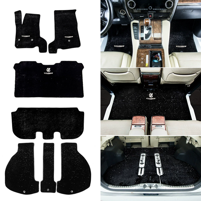 08-25 Alphard Star Sky бархатный коврик для пола Alphard Will Farley LM300 салонный набор