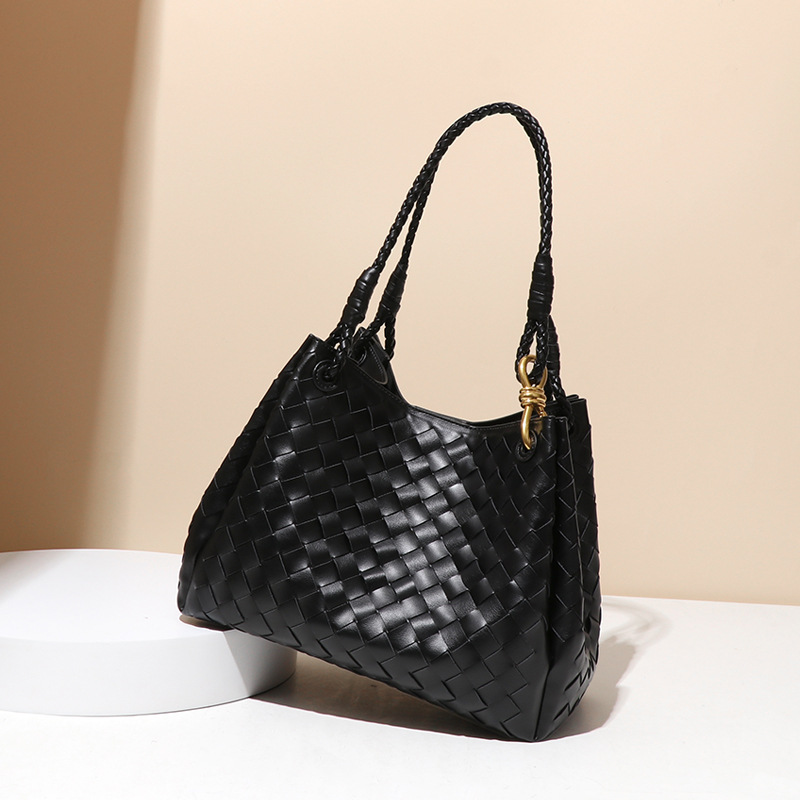 Shu Qi's woven parachute with large capacity for commuting, hand-held tote , open top drawstring, mom, child, mother_voghion.com