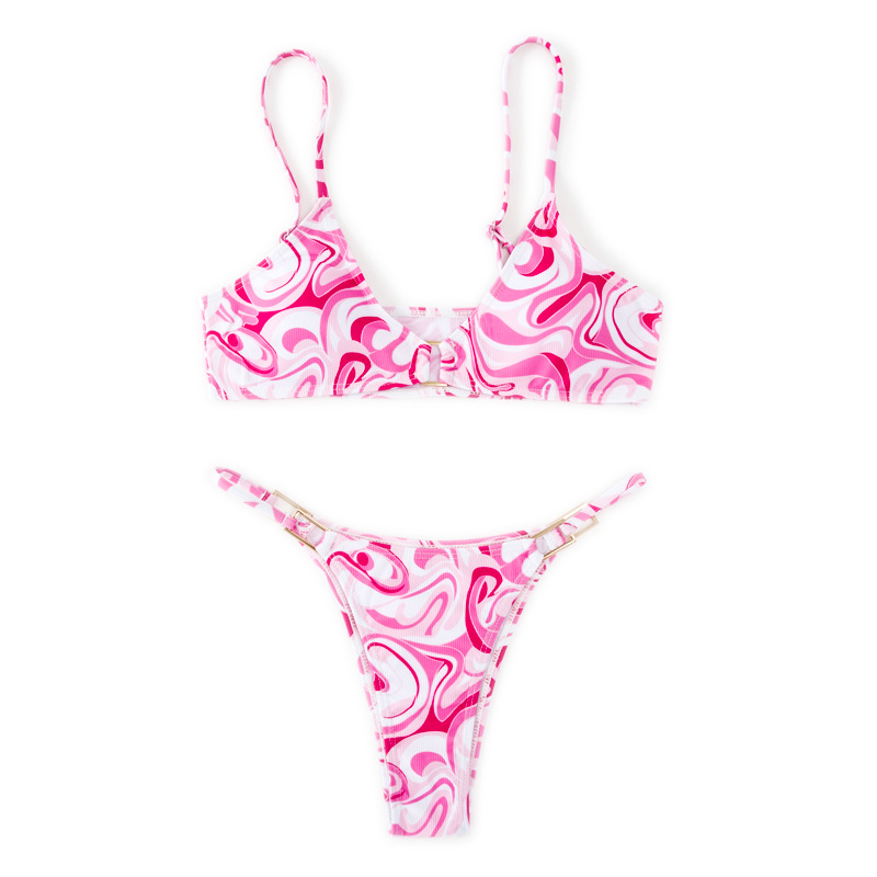 Women's Ditsy Floral 2 Pieces Set Bikinis Swimwear display picture 12