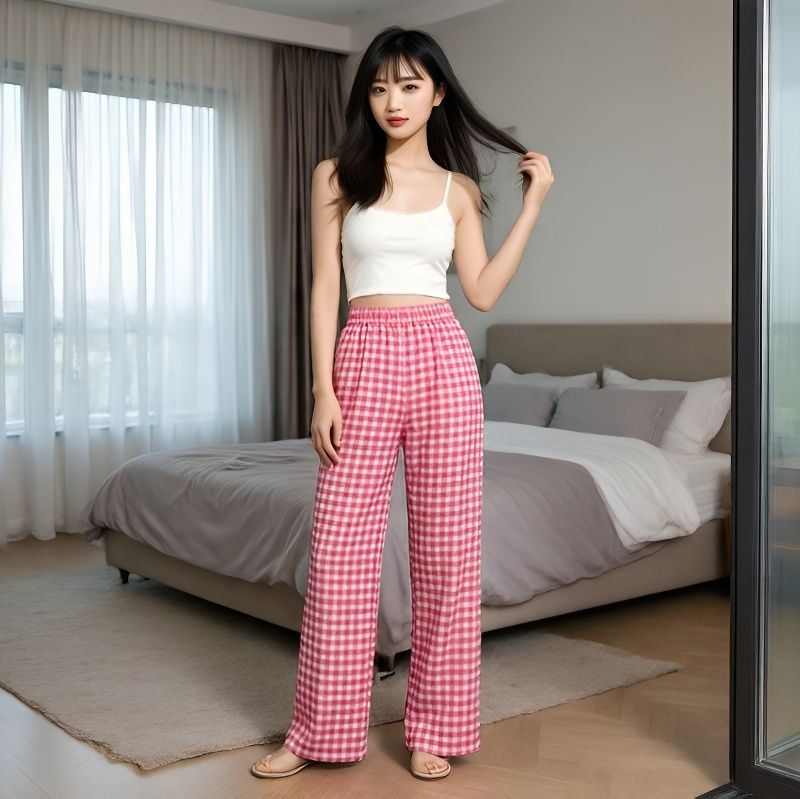 로즈 레드 체크