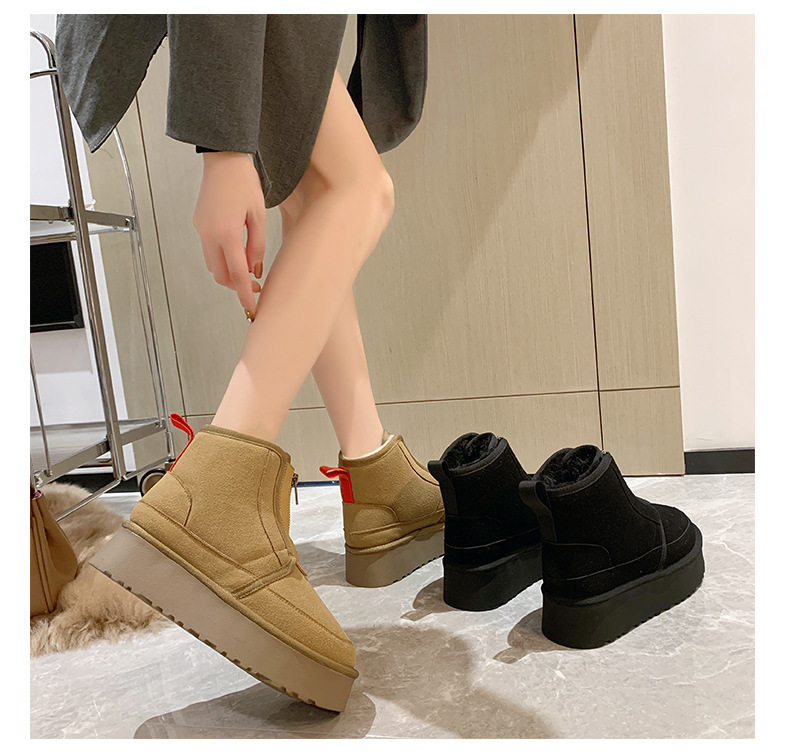 Designer Classic Ultra Mini Bottes Bottes de neige Plate-forme Femmes Hommes Fourrure en peau de mouton Tasman Tazz Châtaigne Sable Graine de moutarde Beige Driftwood Chaussure australienne_voghion.com
