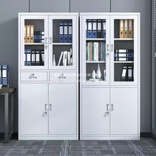 带锁铁皮文件柜办公资料档案柜加厚钢制器械财务凭证更衣储物柜无