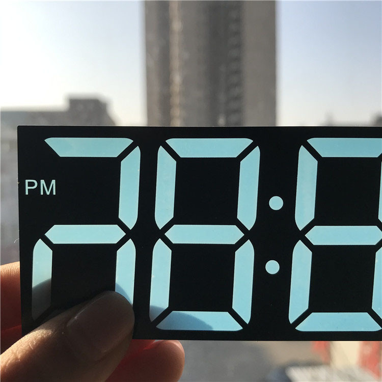 PET时钟数显茶色膜片 数码管半透扩散均光膜  电动车 价格实惠