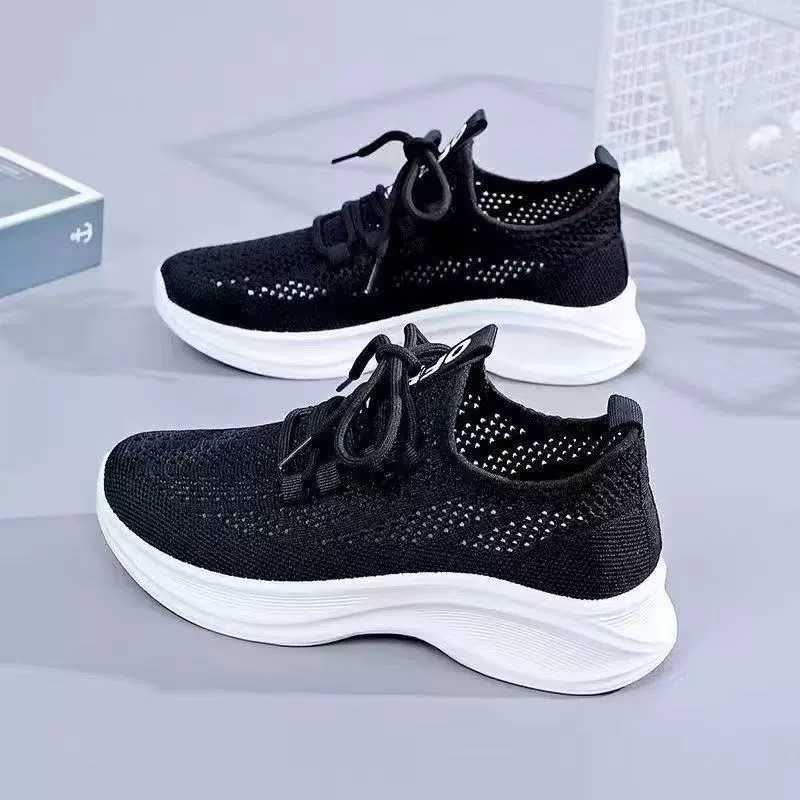 Летние ультралегкие спортивные туфли на платформе, мягкая подошва, облегчают беспокойные ноги.