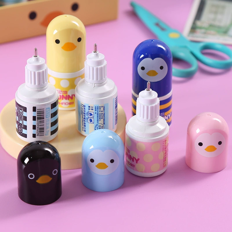 Хобби 6529 корректирующая жидкость Творческий мультфильм маленькое животное измененная корректирующая ручка милые канцелярские подарки оптом обучение
