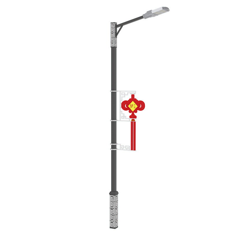 Destacado fábrica de lámpara de calle solar al por mayor lámpara de calle solar de red lámpara de calle ingeniería camino cuadrado lámpara de calle led