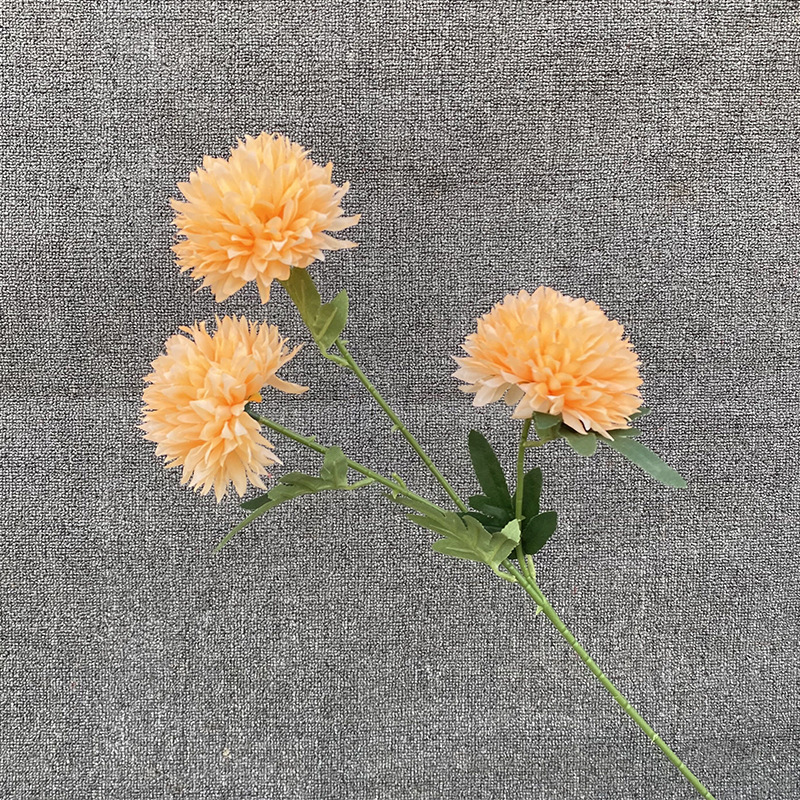 3 Fork Big head dandelion light orange