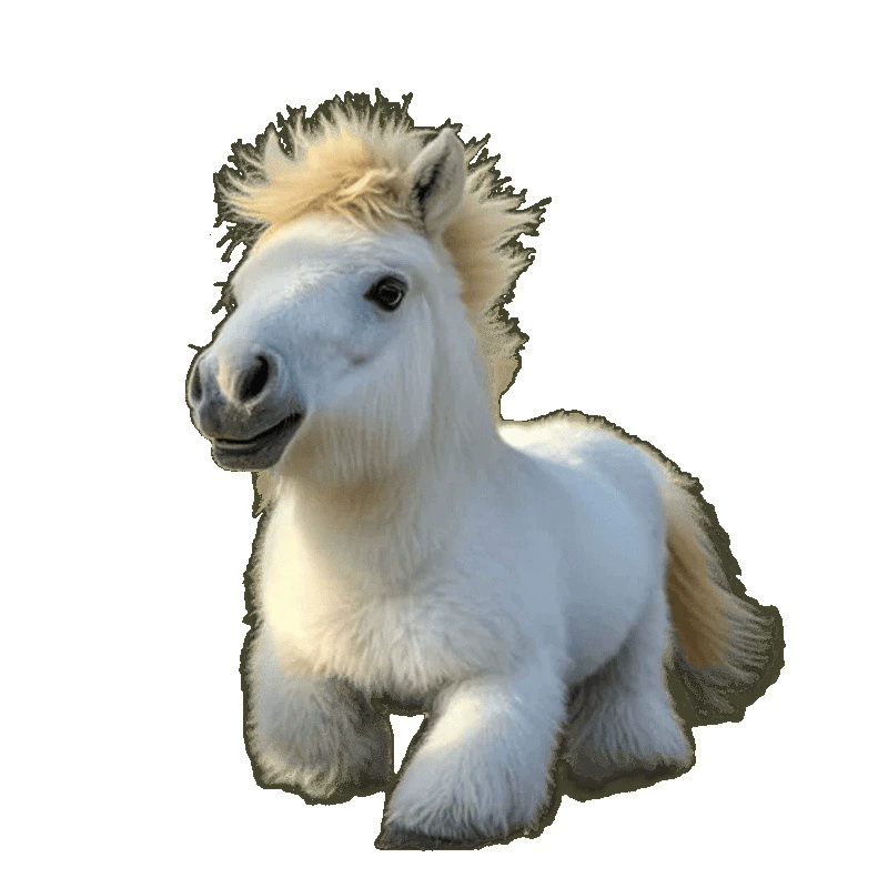 [跨境新品 My Realistic Robot Pony 我的现实机器人小马 毛绒公仔]