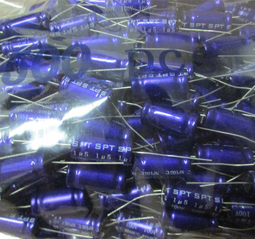 100V1.5UF 1.5UF100V全新原装无极NP 轴向卧式 电解电容 10*20