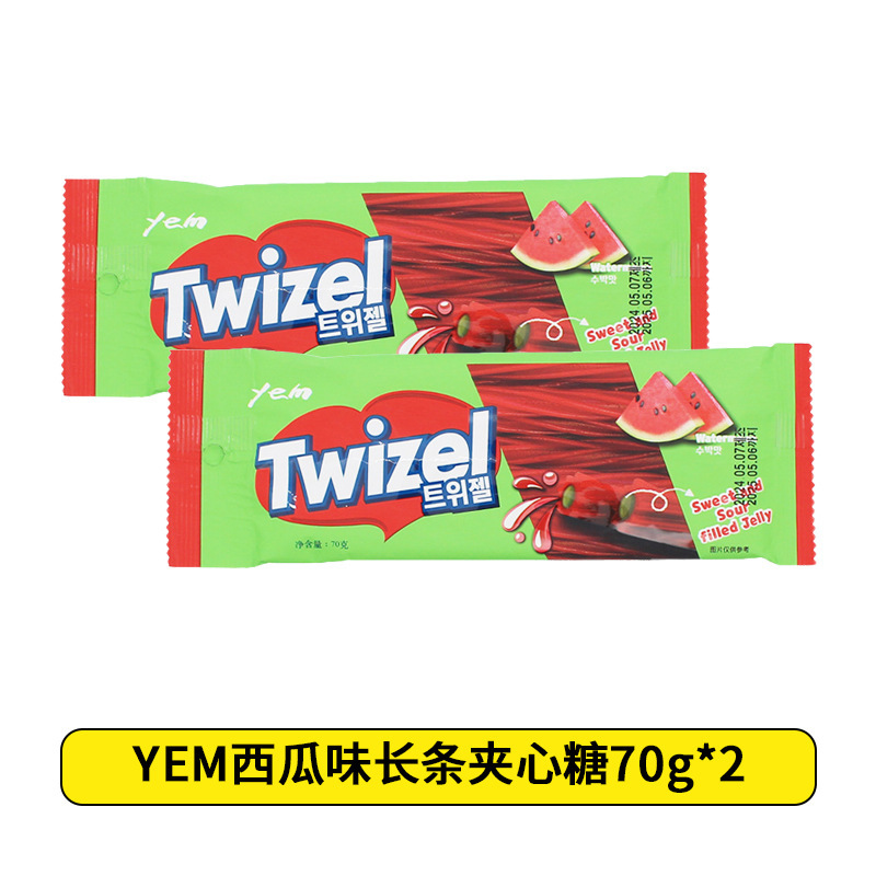 【ドロップシッピング】韓国輸入 YEM ロングキャンディ ブルーベリー味 スイカ味 コーラ ネットセレブキャンディ ツイストキャンディ|undefined