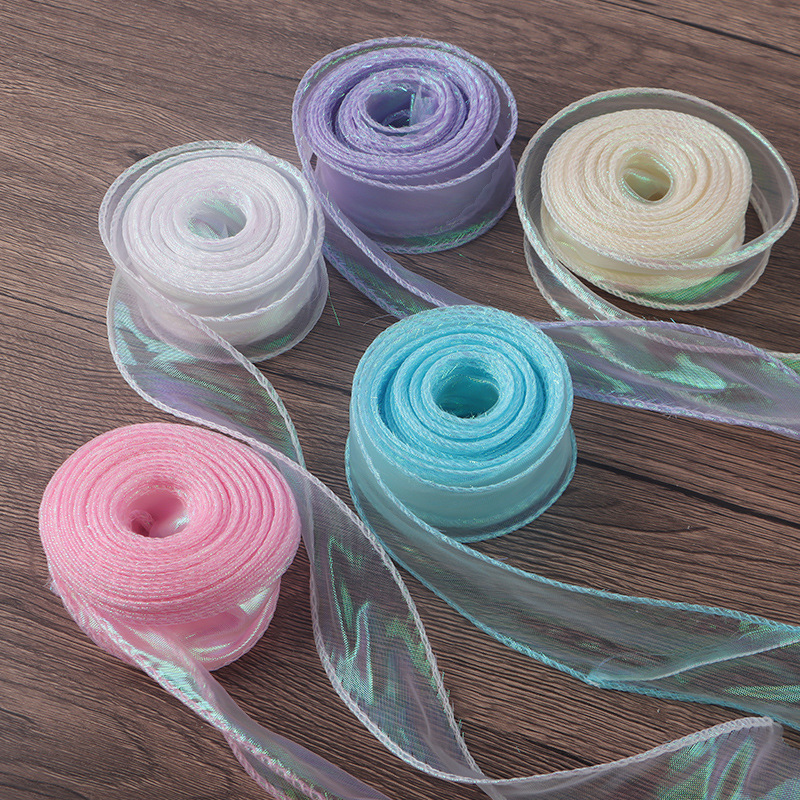 Symphony fishtail yarn flower bouquet packaging Symphony ribbon ribbon cake decoration rim cake box gift box