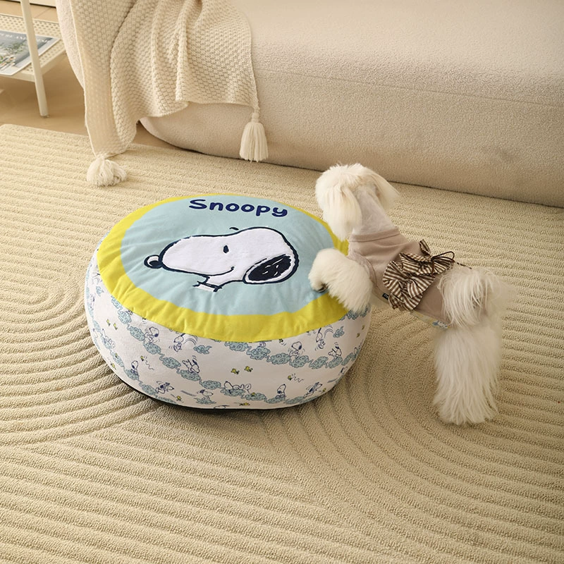 [Snoopy облако-лежанка для собак круглогодичная, розетка/домик, подстилка, съемная стирка]