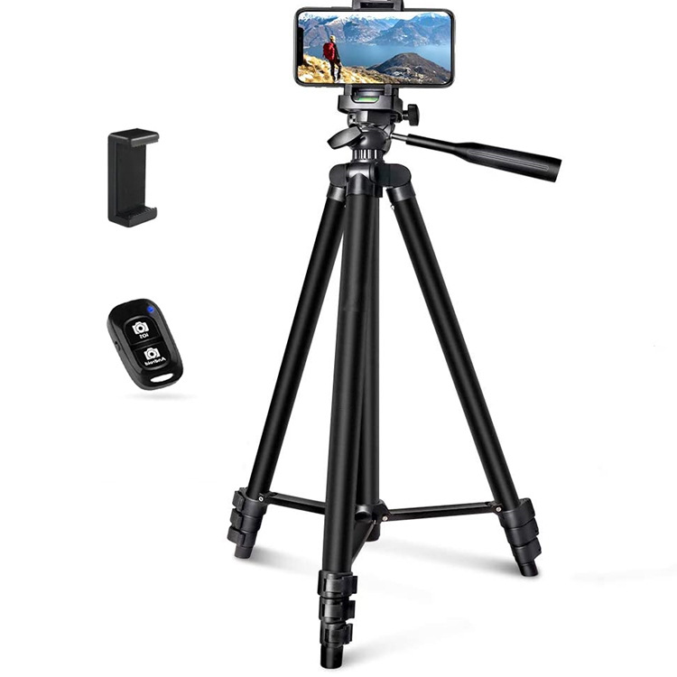 Aleación de aluminio trípode selfie stick trípode soporte de cámara al aire libre fotografía trípode portátil soporte multifunción