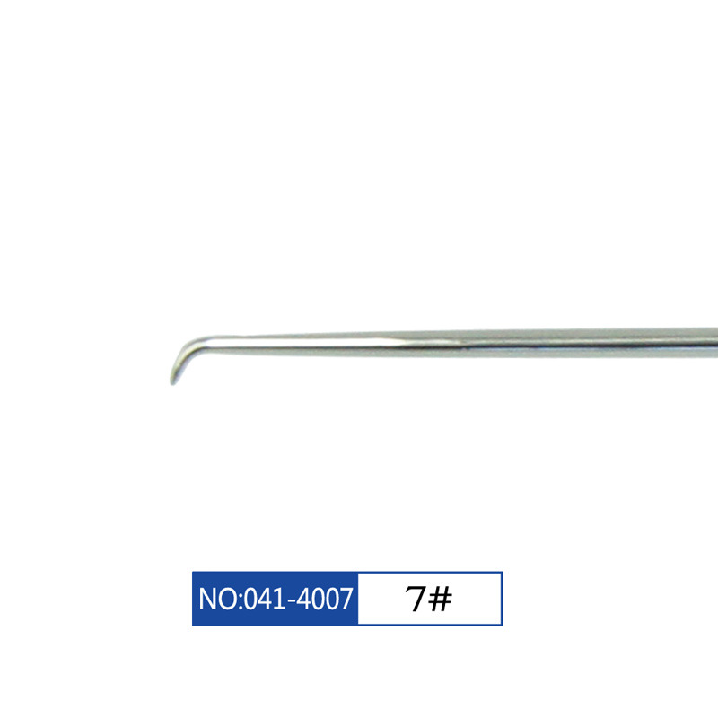 Sonda dental Star Tooth weirong aguja dental de acero inoxidable sin recubrimiento aguja dental limpia sonda dental palillos de dientes orales de un solo y doble cabeza