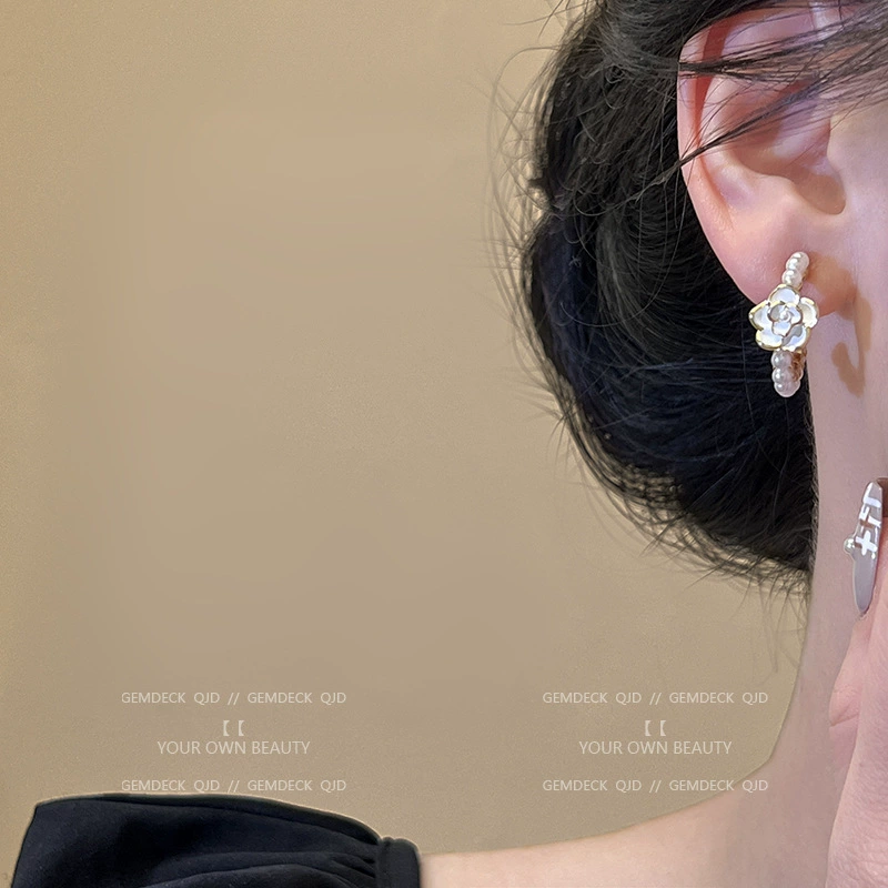 Серебряная игла, горный чай, серьги из жемчуга, серебро 925 образец, коллекция 2022