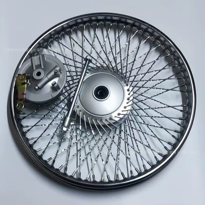 Motorcycle wheel hub Motorcycle Encrypted 72 Steel Wire - front-wheel-rim-assembly-1418