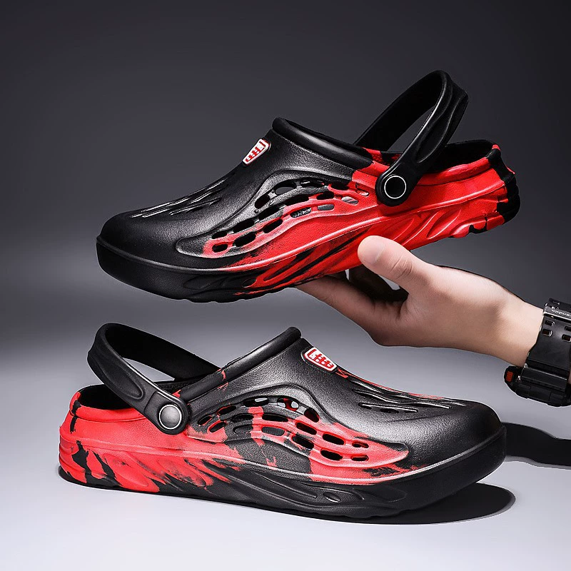 Трансграничная обувь большого размера, легкая пещерная обувь для мужчин модная повседневная сандалия на открытом воздухе пляжная обувь, одна обувь двойного назначения