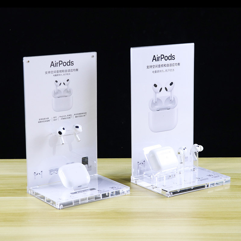 Spot supply AirPods headset display stand Bluetooth headset stand TWS headset acrylic headset display stand