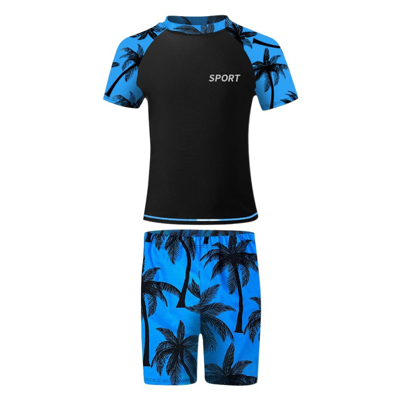 Huurun traje de baño para niños traje de baño de dos piezas para niños grandes y medianos Fat Boy 2023 nuevo traje de secado rápido