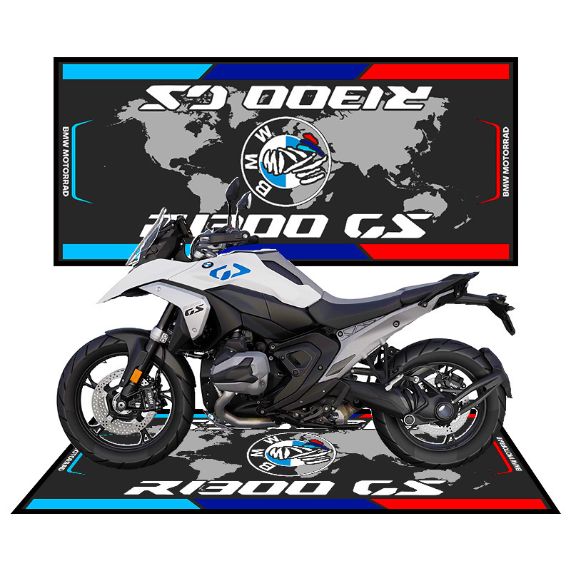Cross-border Deplaceable Motorcycle Carpet Kawasaki Ducati Motorcycle Team Display Special Crystal Velvet Floor Mat Bedside Mat