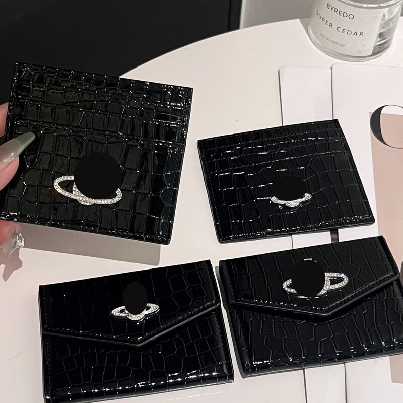 Suitable for Crocodile Pattern Card Double-sided Universal Leather Case Practical Functional Card Case Luxury Leather Coin Purse High-end