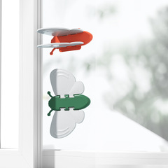 Drawer sliding door lock cabinet door shifting door buckle anti-opening fixed magic device children's safety protection sliding window lock buckle