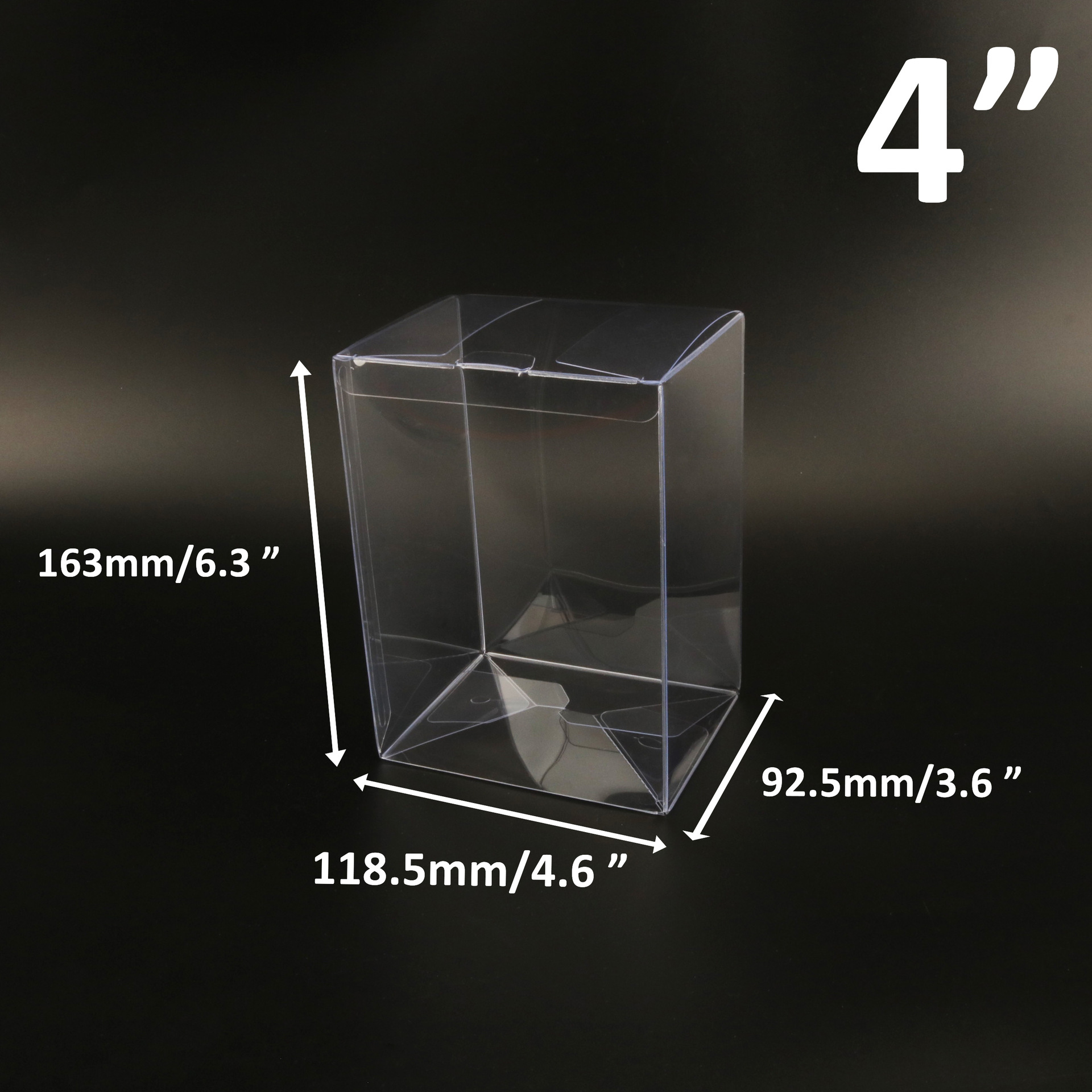 Caja de protección a prueba de polvo de colección de juguetes hechos a mano especiales transfronterizos FUNKO POP serie completa caja de embalaje transparente de PVC