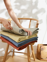 100-count long-staple cotton single product pure cotton brushed quilt cover bed simple pigment color pure cotton autumn and winter 1.8m bedding