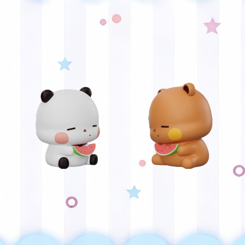 [Segunda bala] Uno, dos y la caja ciega mini diaria de la tela hecha a mano juguetes de tendencia alrededor de la mujer tridimensional